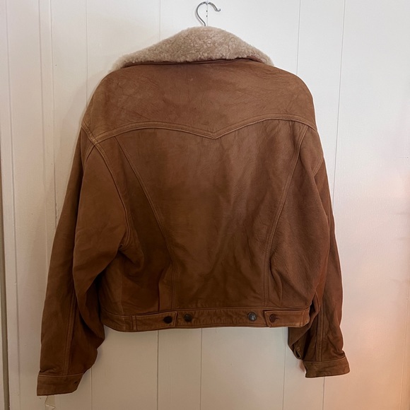 Rare Vintage Banana Republic Leather Bomber - Picture 5 of 7